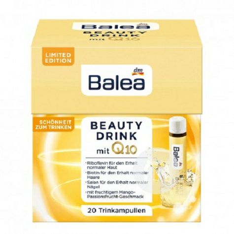 Balea Germany coenzyme Q10 biotin oral liquid for skin care, hairdressing and manicure