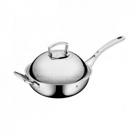 WMF German stainless steel Chinese wok 28cm with lid