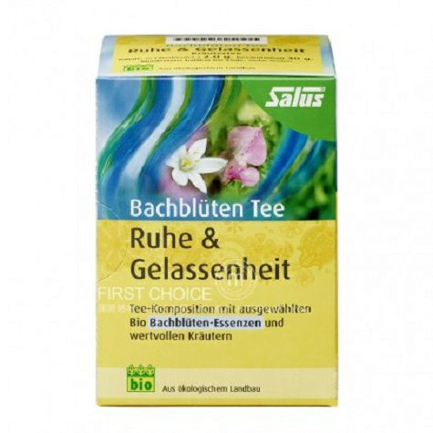 Salus Germany Bach Flower and fruit tea "peace and tranquility"