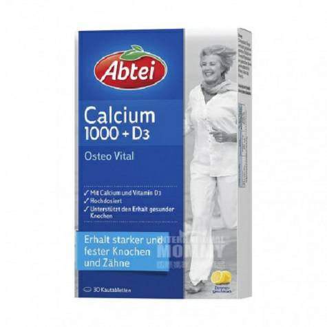 Abtei German high calcium and high vitamin D3 tablets overseas local original