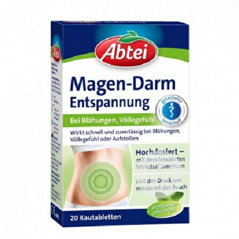 Abtei Germany soothing gastrointestinal chewable tablets