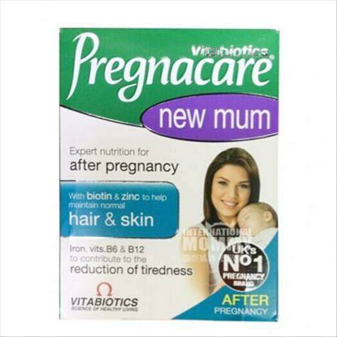 Vitabiotics British Pregnacare new mothers nutrition tablets for hair care and skin care