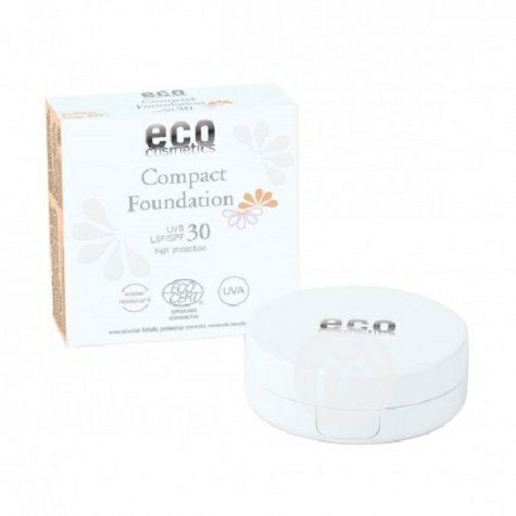 ECO 德國ECO Cosmetics抗紫外線遮瑕提亮膚色粉餅 海外本土原版