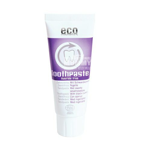 ECO Germany Cosmetics Organic Nigella Fluoride-Free Toothpaste Overseas Local Original