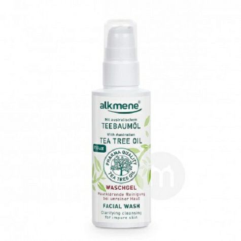 Alkmene German tea tree essential oil facial cleanser overseas original version