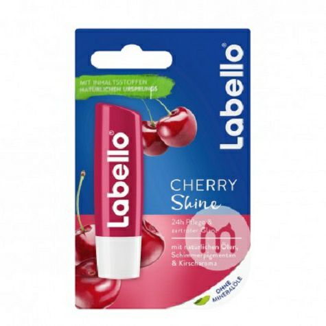 Labello German red cherry moisturizing bright lip balm*2 overseas local original