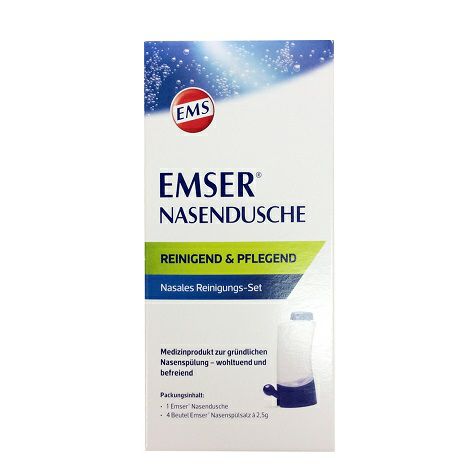 EMS Germany emser adult gravity nasal washer + 20 packs of nasal salt