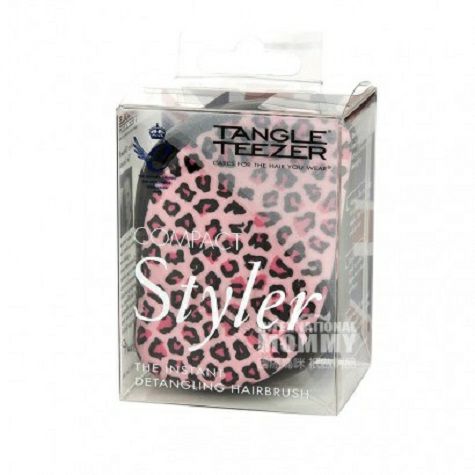 Tangle Teezer British portable leopard print hairdressing comb, original overseas version