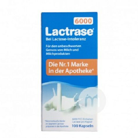 Lactase Germany 6000 units of lactase intolerance