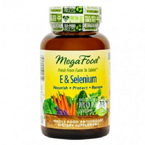 Mega Food U.S. Vitamin E and Selenium Elements Overseas Local Original
