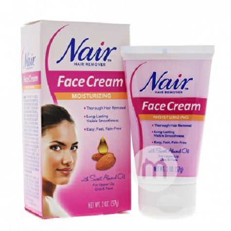 Nair Australian facial hair removal...