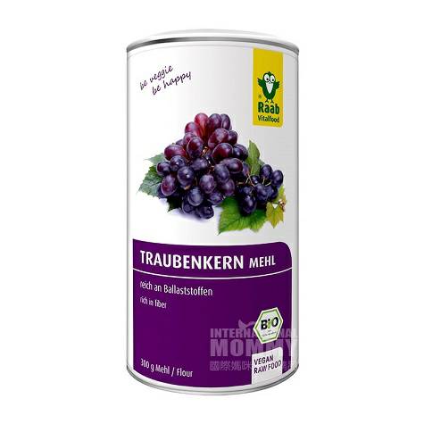Raab Vitalfood German Organic Grape Seed Powder Overseas Local Original