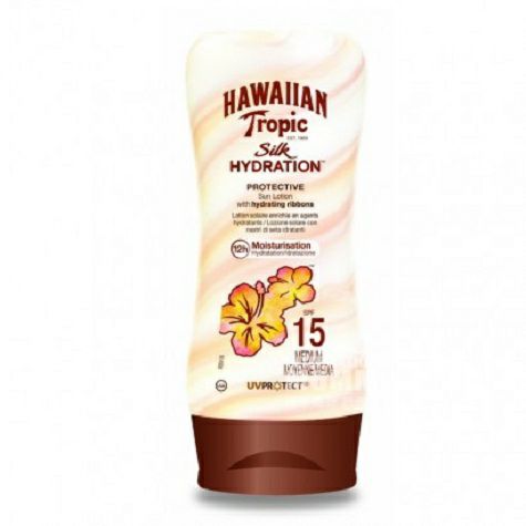 HAWAIIAN Tropic US SPF15 Super Refreshing Silky Moisturizing Sunscreen Lotion Overseas Local Original