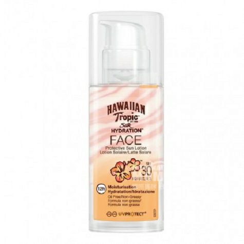 HAWAIIAN Tropic American Ultra Refreshing Silky Moisturizing Face Oil-Free Sunscreen Original Overseas Local