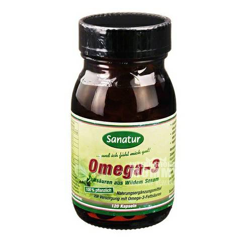 Sanatur German 100% Omega-3 Fatty Acid Plant Capsules Original Overseas Local Version