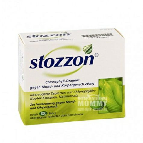 Stozzon Germany chlorophyll coated tablets 100 Tablets