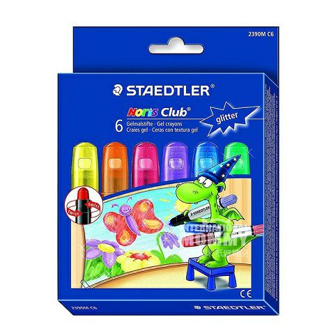 STAEDTLER German boxed 6-color crayons original overseas