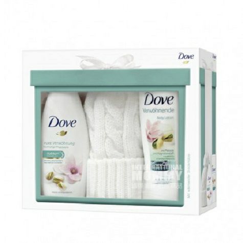 Dove German Bath Care Gift Box with Woolen Cap Original Overseas Local Edition