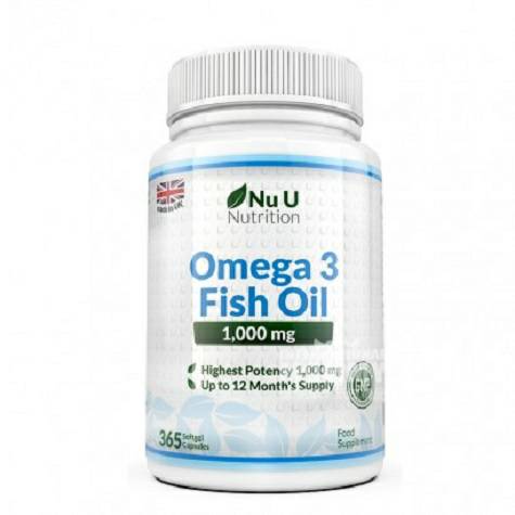 Nu U England Omega3 fish oil capsules overseas local original