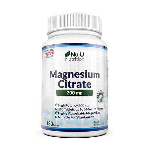 Nu U England Magnesium Citrate Tablets overseas local original