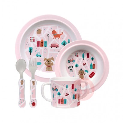 SIGIKID German children's cutlery set pink overseas local original