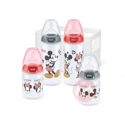 NUK Germany NUK Anti-colic Baby Bottle 4-piece Set Mickey Overseas Local Original Edition