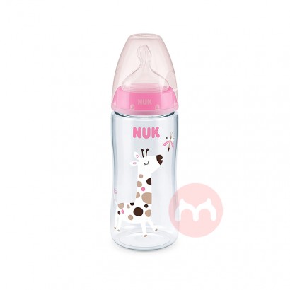 NUK Germany NUK Wide Mouth Anti-colic Baby Bottle 300ml Pink 6-18 Months Original Overseas Local Edition