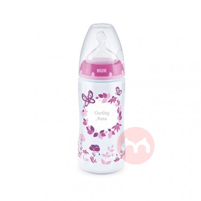 NUK Germany NUK Orthodontic Pacifier Pink Baby Bottle 300ml 6-18 Months Original Overseas Local Edition