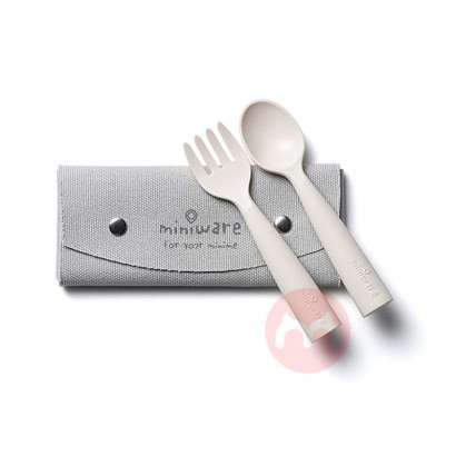 Miniware American Miniware baby fork and spoon set overseas local original