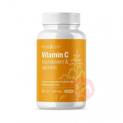 Effective Nature German Effective Nature High-Dose Natural Vitamin C Original Overseas