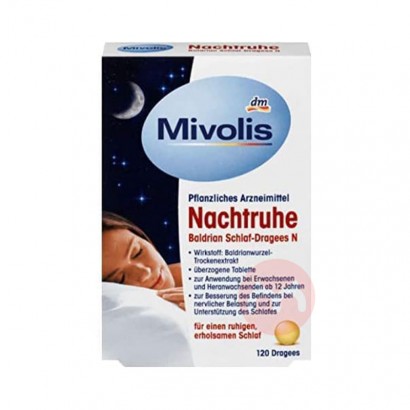 Mivolis German Mivolis Natural Valerian Sleeping Tablets Overseas Local Original