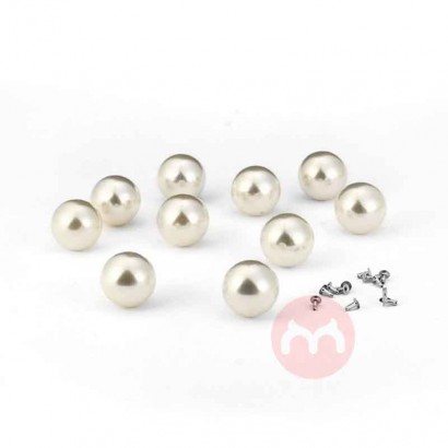 LXY Pearl Rivets Clothes Accessories DIY Hand-Pressed Nails Distribution Base ABS Single-Hole Pearl Rivets