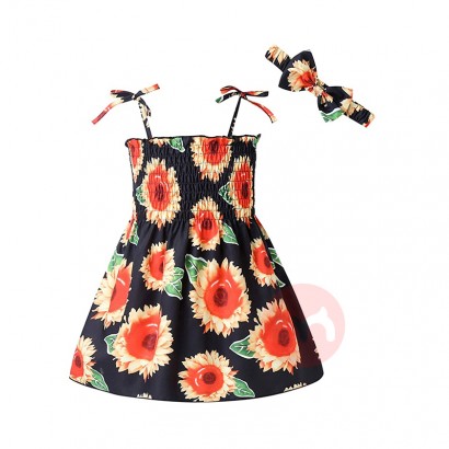 Wholesale Price Vintage Style Design Infant Summer Clothing Frocks Baby Girl Dress