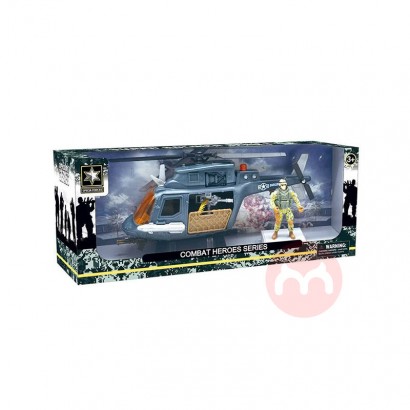Hot sell plastic soldier set toy with helicopter realistic soldiers toy action figure military