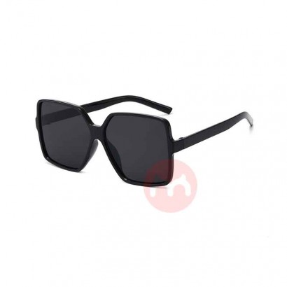 LXY Women Big Frame Ladies Sun Glasses Vintage Oversize Square Sunglasses Black Fashion Gradient Glasses