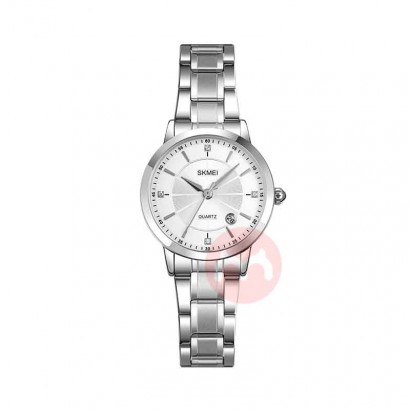 Skmei 1819 elegant design multi color stainless steel strap women quartz watch relogio feminino