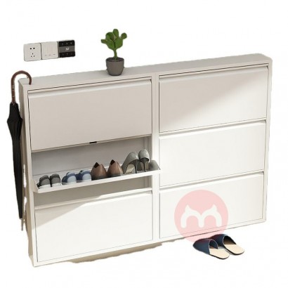 space saving design thin steel shoes cabinet with key lock or digital lock