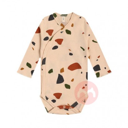 Wholesale summer kids dress button bowknot design clothes baby girls dresses sleeveless beautiful cotton children clothi