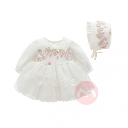 hot deals 2020 Fashion Spring and Autumn Baby Girl Lace Princess Dress baby dresses newborn baby clothes toddler clothin