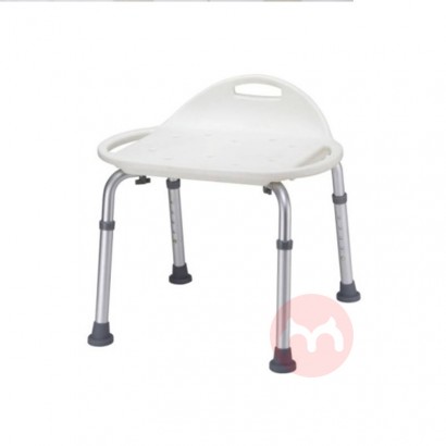 Simple Design Oval Shape White Plastic Bath Chair