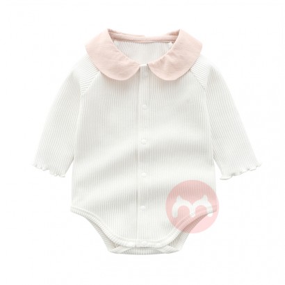 Supply baby boutique store Newborn baby cotton clothing long sleeve soft baby girls' romper clothes