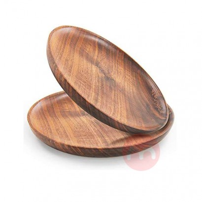 SARIBA EXPORT Wooden plate Design Melamine Dinnerware Sets Plate Bowl Tray Dishes Plate for Kitchen