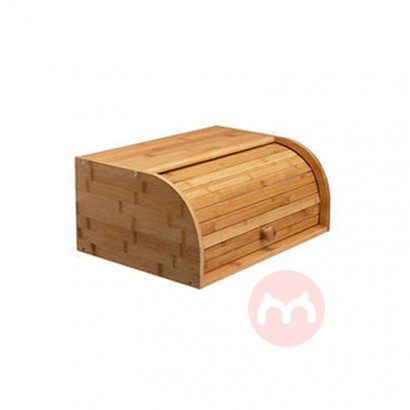 maxrise Large Capacity Rolltop Bamboo Bread Box Snacks Storage Bin Home Storage  Organization Kitchen Tabletop Pantry Or