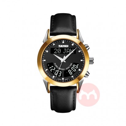 Skmei Q036 Elegant leather watch di...