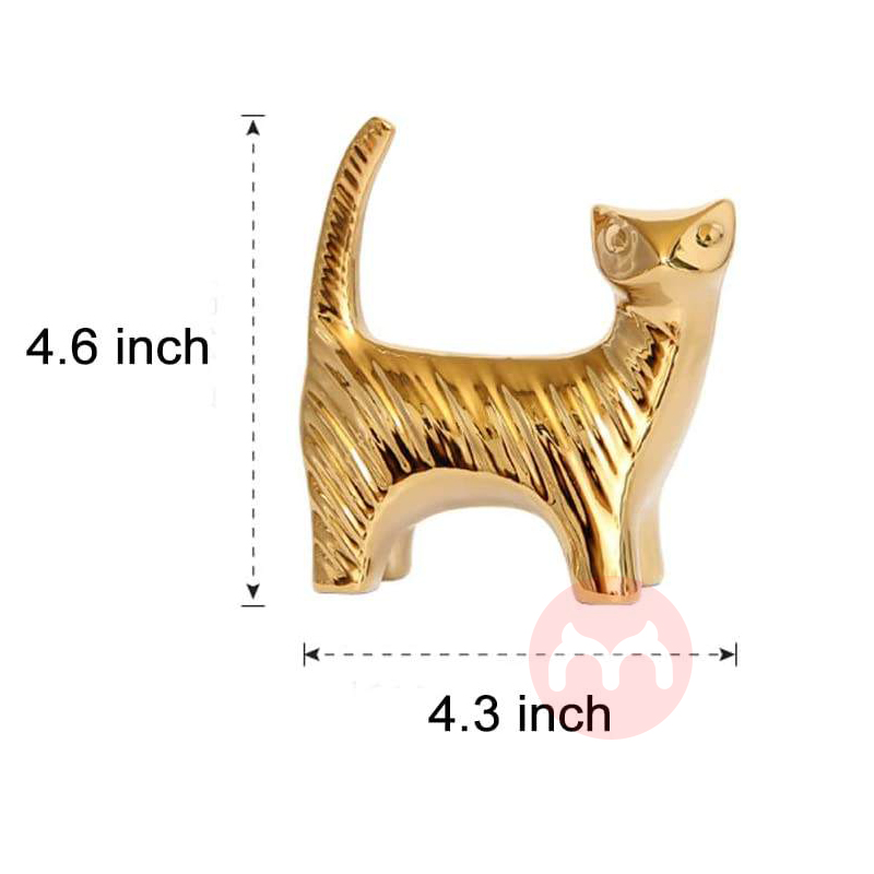HWC Gold Plated small size cat stat...