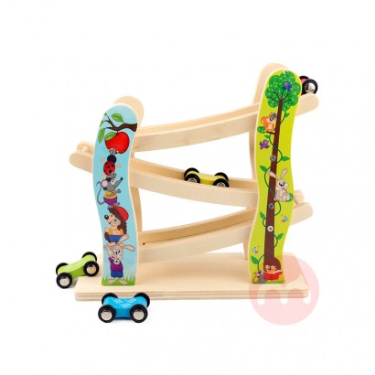 Toddler Race Car Ramp Toy Set Conte...