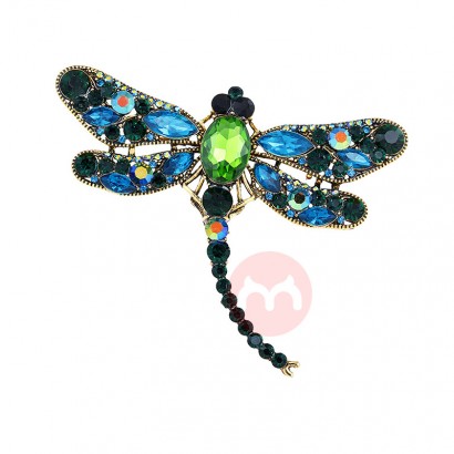 OEM Crystal Vintage Dragonfly Brooc...