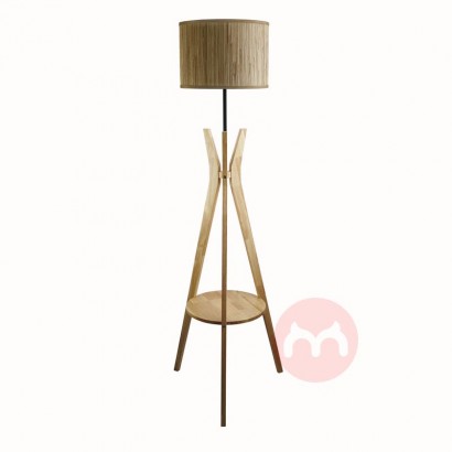 High Quality Office Light Home Decor Living Room Nordic Bamboo & Wooden base Floor Lamp for indoor Lighting