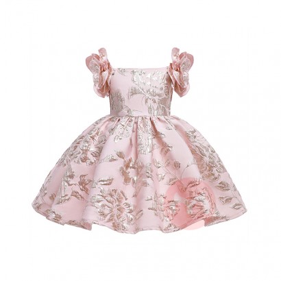 LZH Children Pageant Prom Dresses Flower Kids Birthday Party Gown Embroidery Girls Dress