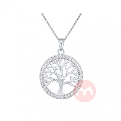 Helpushine New Fashion Zircon Pendant Necklace Delicate Unique Design Stainless Steel Necklace